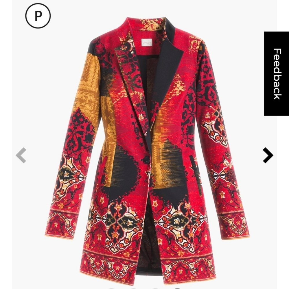 Chico's Printed Statement Jacket - image 3